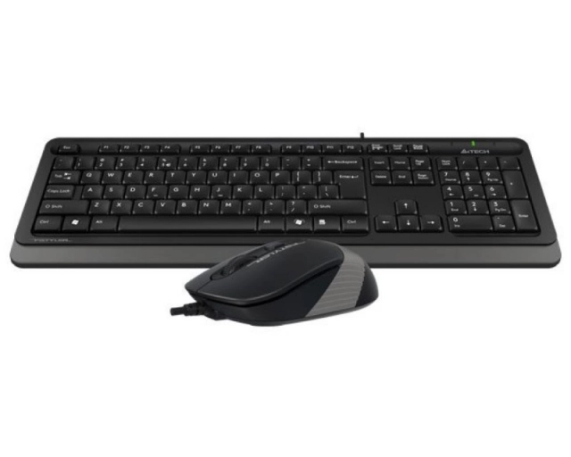 A4 TECH F1010 FSTYLER USB US siva tastatura + USB sivi miš  second image