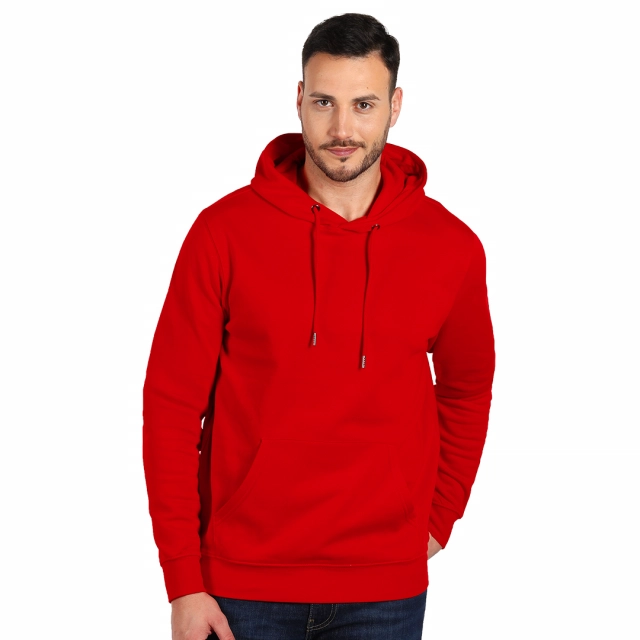 ABSOLUT HOODY 350, dukserica sa kapuljačom, od organskog pamuka, 350 g/m2, crvena 3XL