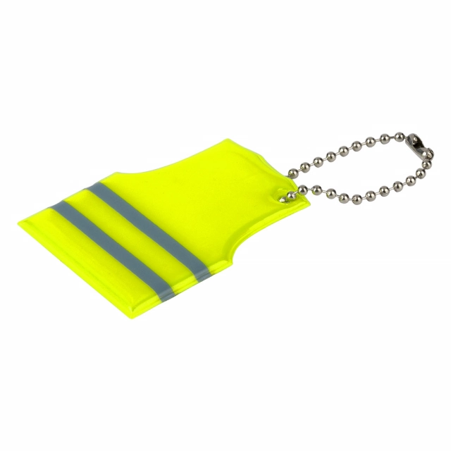 ALERT, privezak za ključeve, neon žuti