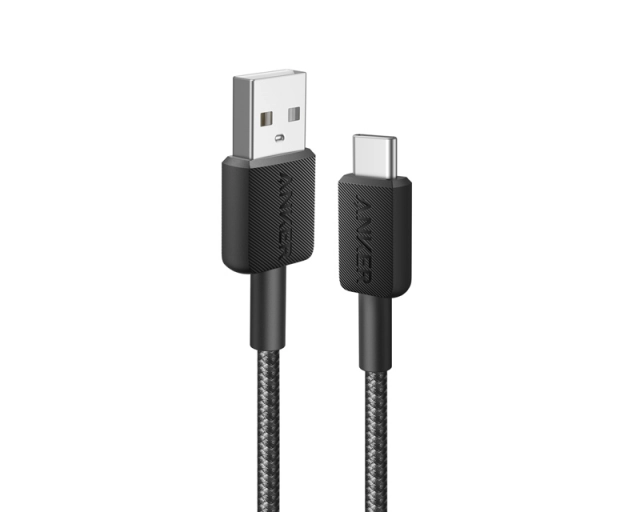 ANKER 322 USB tip-A na USB tip-C kabl M/M 0.9m, 18W, pleteni, crni  second image