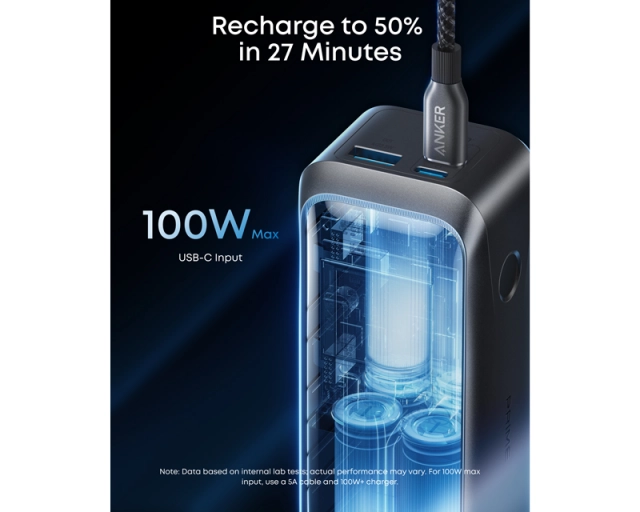 ANKER Prime 20000mAh, 220W, Power Bank crni  second image
