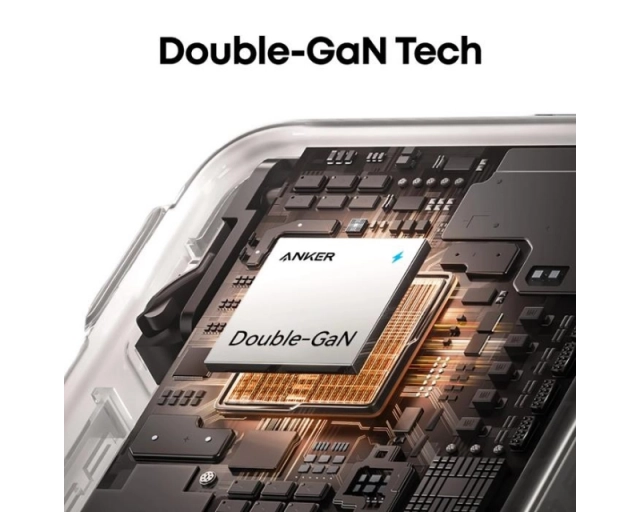 ANKER Prime 70W GaN zidni brzi punjač, 3-porta (2x USB-C i 1x USB-A) crni  second image