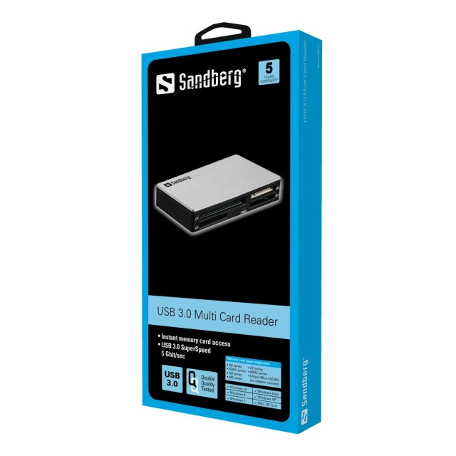 ÄŚitač kartica Sandberg USB 3.0 Multi card reader 133-73 second image