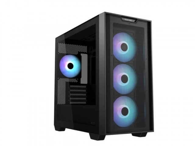 ASUS A21 PLUS TG ARGB micro-ATX kućište crno 