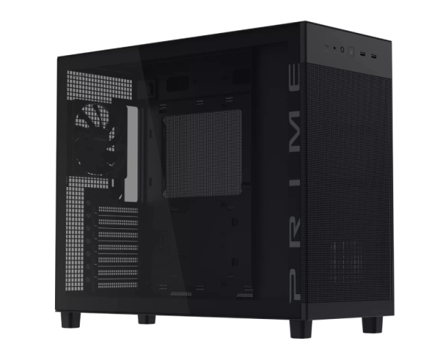 ASUS PRIME AP303 TG BLACK micro-ATX kućište crno  second image