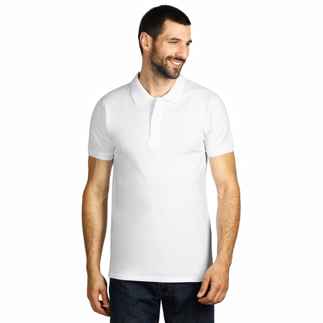 AZZURRO II, polo majica, 180 g/m2, bela 3XL
