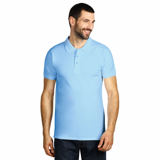 AZZURRO II, polo majica, 180 g/m2, svetlo plava XL