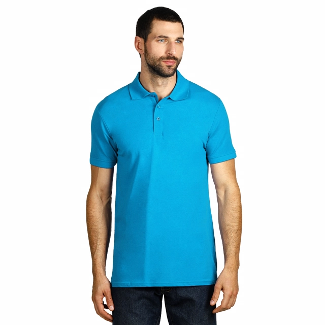 AZZURRO II, polo majica, 180 g/m2, tirkizno plava 3XL