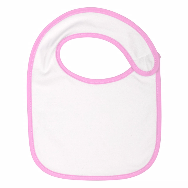 BABY, portikla za bebe sa čičak trakom, 180 g/m2, roze