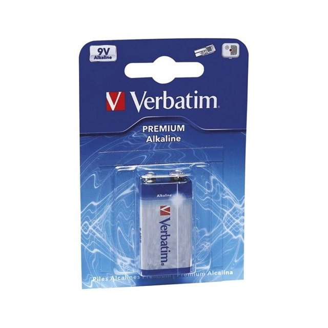 BATERIJA 9V VERBATIM ALKALINA 49924