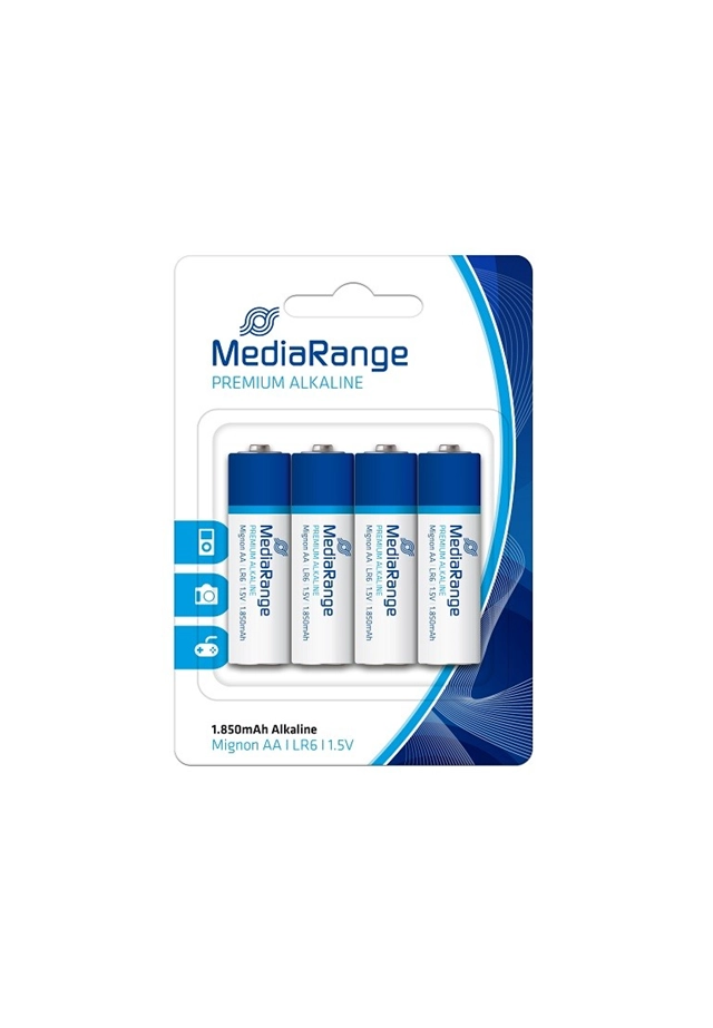 BATERIJE PUNJIVE AAA 800mAh MEDIARANGE 1/4  NI-MH