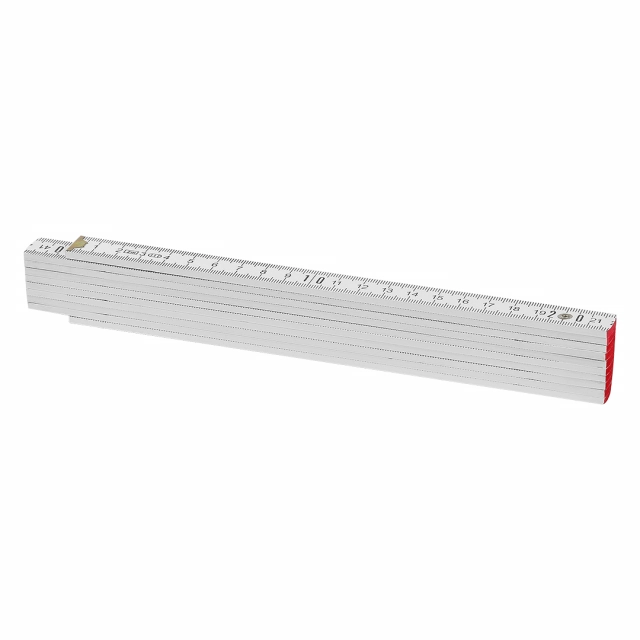 BAU, sklopivi metar, 2 m, beli