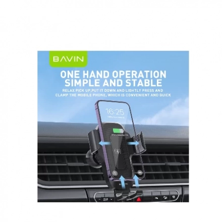Bavin auto držač/wirelees punjač 15W - PC1035 second image