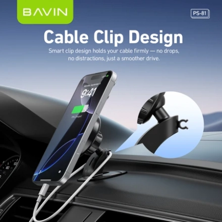 Bavin Magnetic auto držač PS-81 crna second image