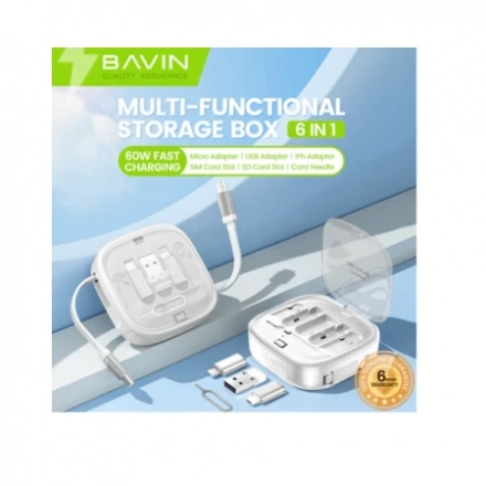 Bavin Multifunkcionalni box Type C 60W (Type C, Lightning,Micro) - CB315 second image