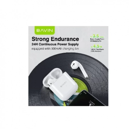 Bavin slušalice AirPods + kabl lightning bela - Bavin-32 second image
