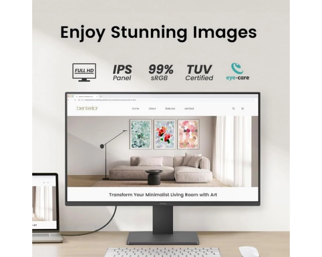 BENQ 23.8 inča GW2491 FHD 1920x1080 IPS 100Hz monitor  second image