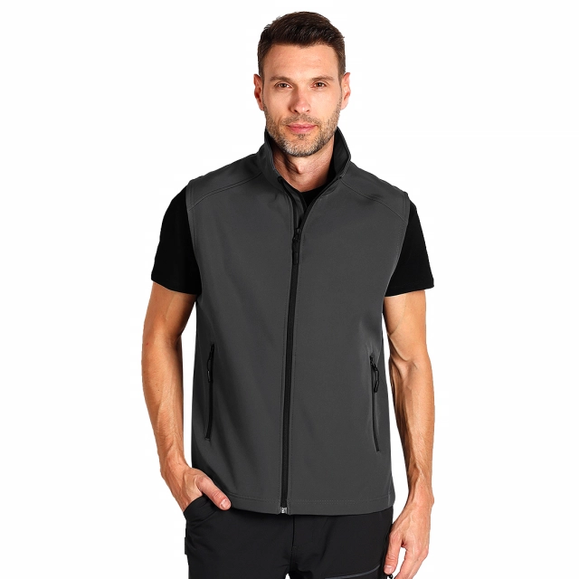 BEST NEO VEST, softshell prsluk, tamno sivi S