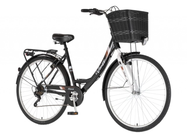 Bicikl city venssini nexa city 28" alu 19" v-brake  6 brzina 155-178cm (s/m) braon crni