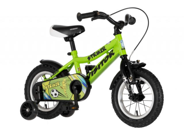 Bicikl kids visitor striker 12" 8" v-brake  kontra 95-115cm (12") zeleni neon
