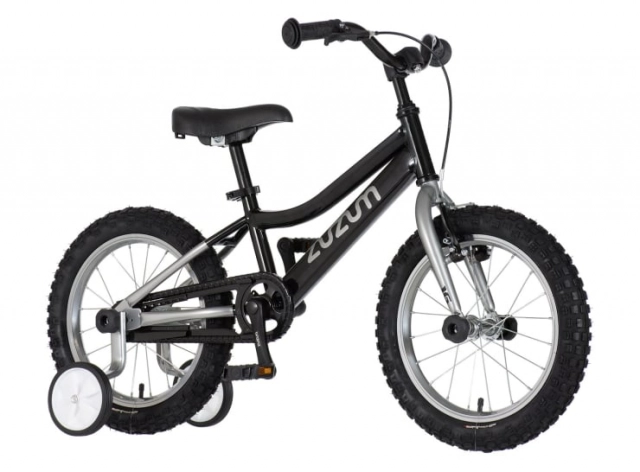Bicikl kids zuzum 16" 9" v-brake  kontra 105-125cm (16") crni  hrom uv sjaj second image