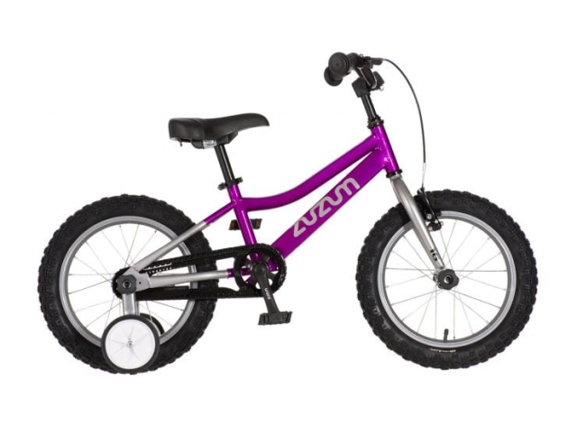 Bicikl kids zuzum 16" 9" v-brake kontra 105-125cm (16") ljubičasti sjaj uv