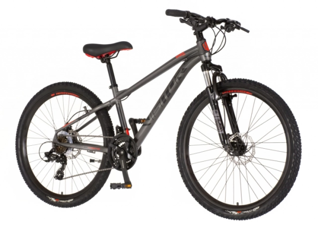 Bicikl mtb visitor cascade 26" amortizer 14" disk dupli 21 brzina 142-165cm (s) sivi