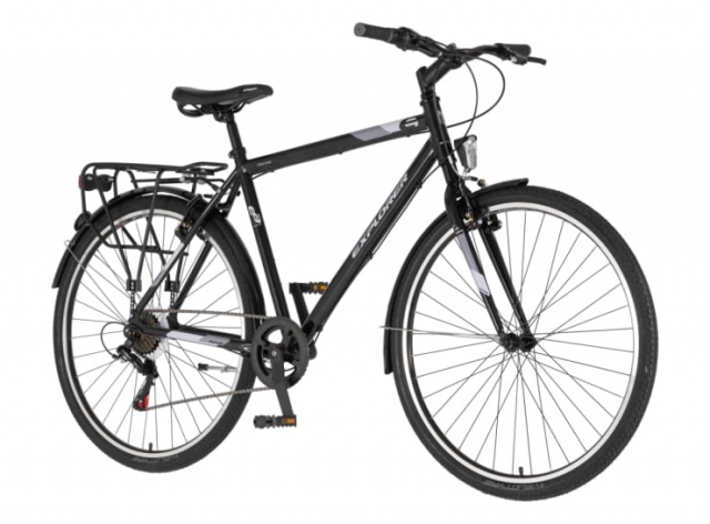 Bicikl tour explorer axys 28" alu 21" v-brake  6 brzina 167-192cm (l/xl) crno sivi