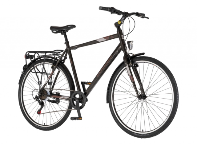 Bicikl tour explorer axys 28" alu 23" v-brake  6 brzina 175-193cm (xl) crno braon
