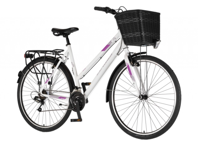 Bicikl tour explorer axys lady pro 28" alu 21" v-brake  18 brzina 167-192cm (l/xl) belo ljubičasti p