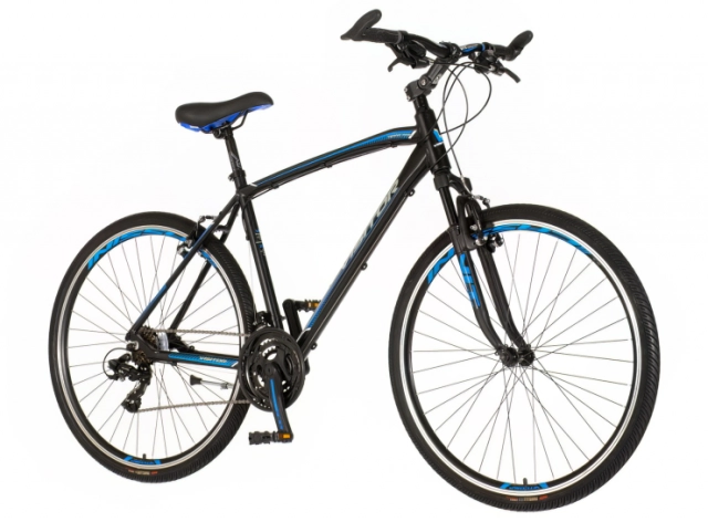 Bicikl tour visitor terra man 28" amortizer alu 21" v-brake 21 brzina 167-192cm (l/xl) crno plavi