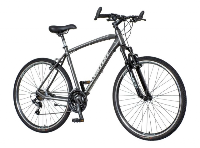 Bicikl tour visitor terra man 28" amortizer alu 21" v-brake 21 brzina 167-192cm (l/xl) siva