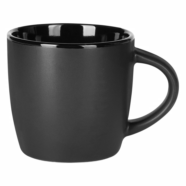 BLACK BERRY, keramička šolja, 300 ml, crna