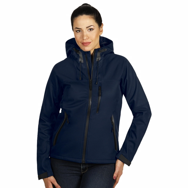 BLACK PEAK WOMEN, ženska softshell jakna sa kapuljačom, plava L