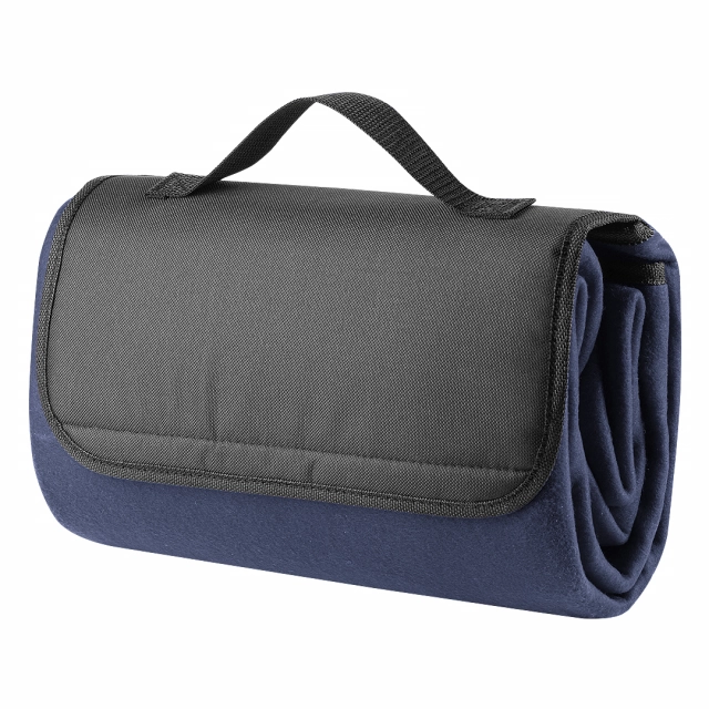 BLANKET SQUARE, vodootporno ćebence od brušenog polara, 180 g/m2, plavo