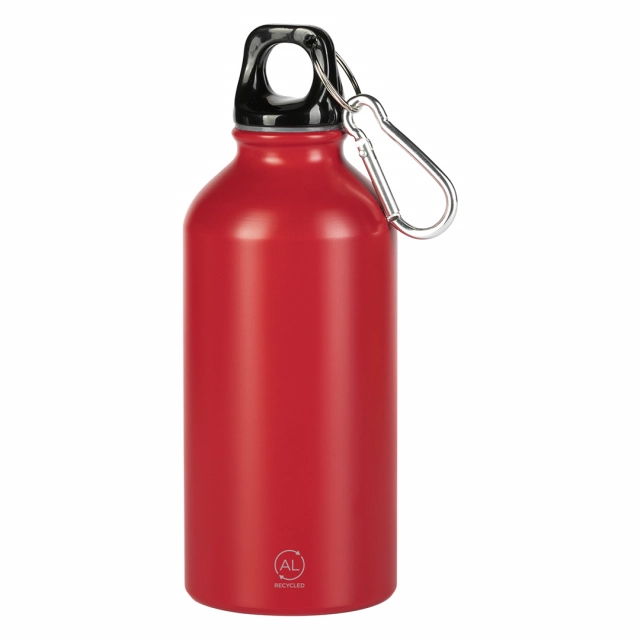 CAMPUS MAT, boca za vodu, 400 ml, crvena