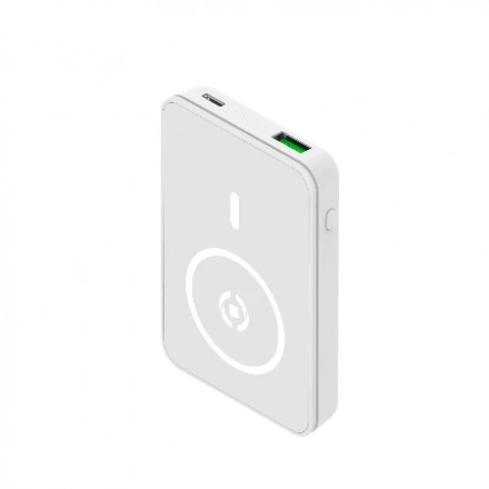 Celly magnetic wireless power bank 5000 mAh + kabl Type-A na Type-C bela second image