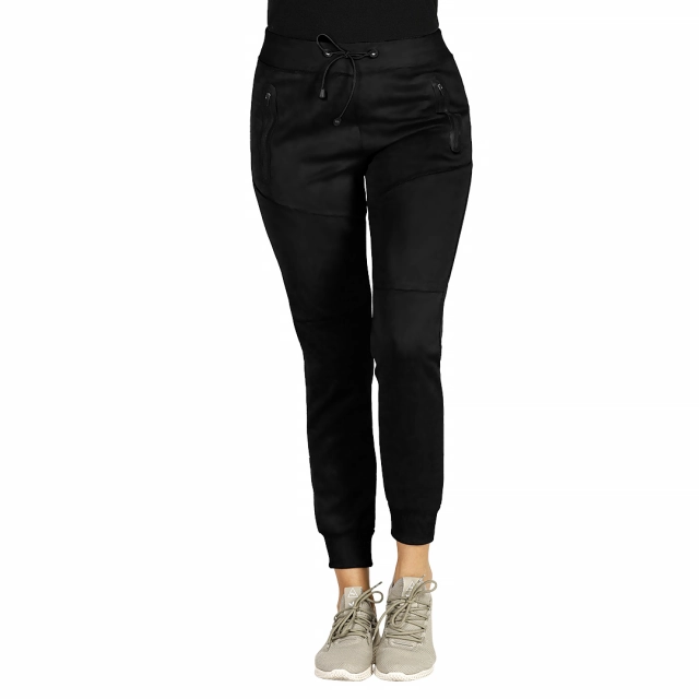 COOPER TRACK LADY, ženski donji deo trenerke, 280 g/m2, crna S