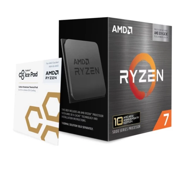 CPU AM4 AMD Ryzen 7 5800X3D, 8C/16T, 10th Anniversary Edition 100-100000651POF