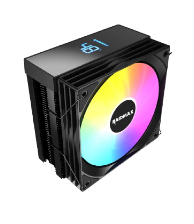CPU Hladnjak Raidmax AM1204B DIGITAL ARGB Crni, AM1204B