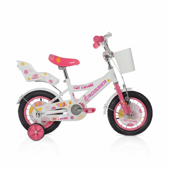 Dečija bicikla 12'' Ice-cream roze