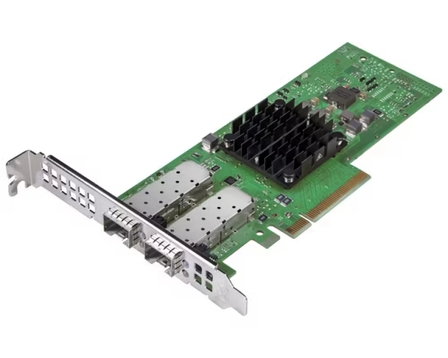 DELL 540-BDHY Broadcom 57414 Dual Port 10/25GbE SFP28 Adapter, PCIe Full Height, Customer Kit, V2 