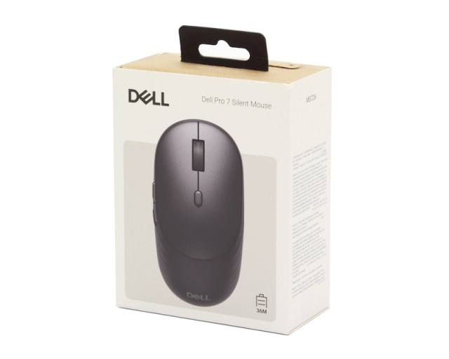 DELL OEM MS726 Pro 7 Silent crni miš 3Yr  second image