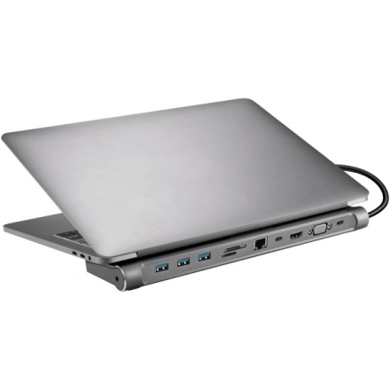 Docking station Sandberg 10in1 USB-C - HDMI/VGA/LAN/3xUSB 3.0/USB C 136-31 second image