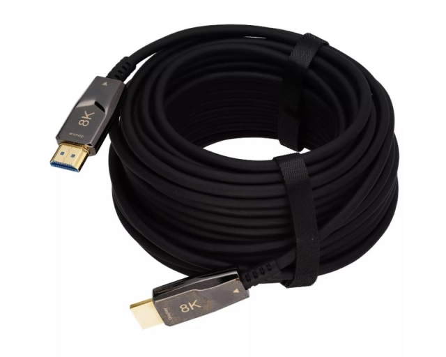 E-GREEN AOC Optički Kabl HDMI 2.1 M/M 100m crni 8K/60Hz 48 Gbps 