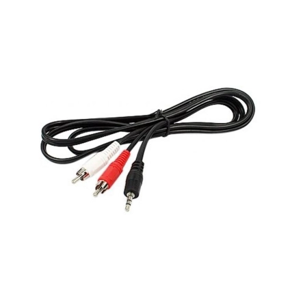 E-GREEN Kabl audio 3.5mm - 2xRCA 3m crni 