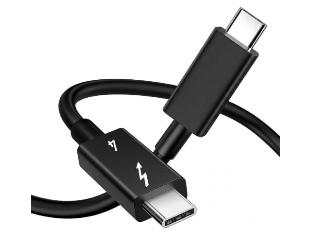 E-GREEN Kabl USB tip C M/M Thunderbolt 4/40Gbps/PD 8K/60Hz 2m, crni 
