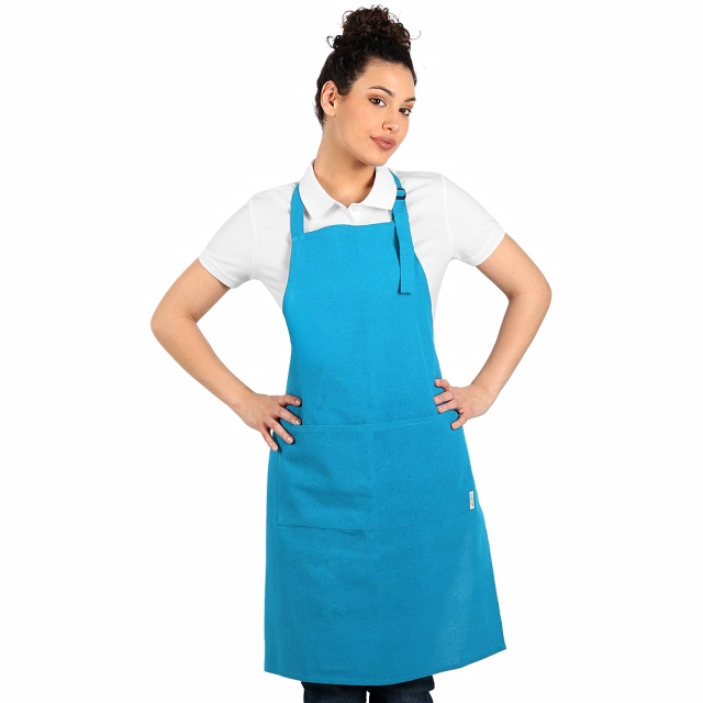 ECO CHEF, kecelja, 180 g/m2, tirkizno plava