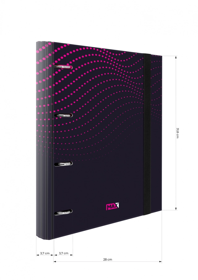 FASCIKLA 4 PRSTENA A4 PINK MAX OP*
