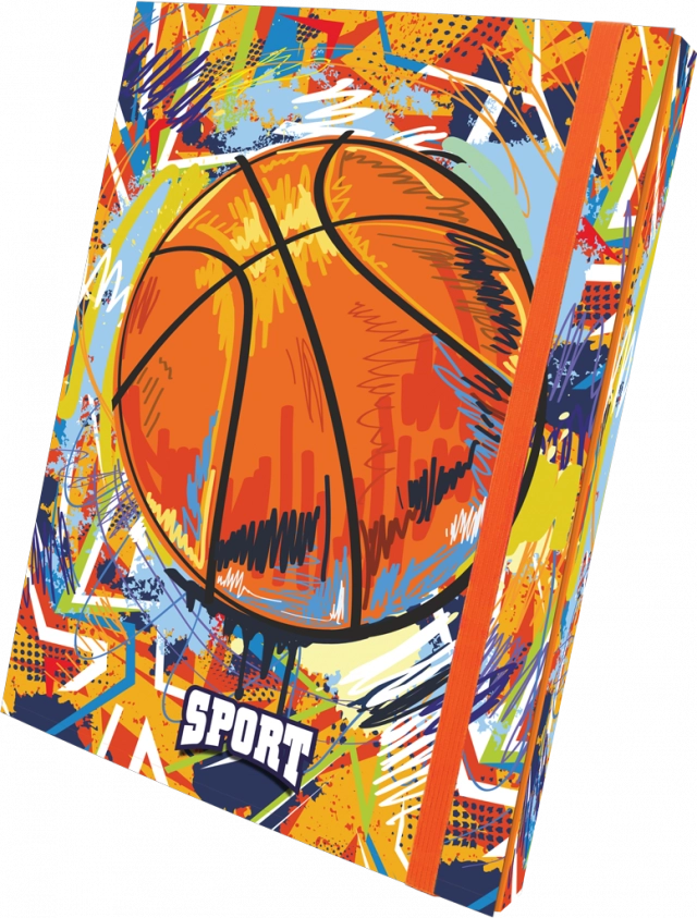 FASCIKLA SA GUMOM A4 3D BOX BASKET OP*